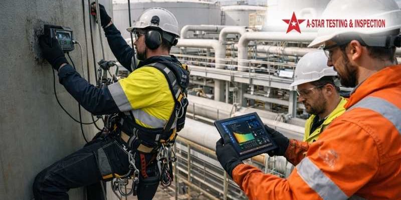 IRATA Rope Access personnel for NDT services