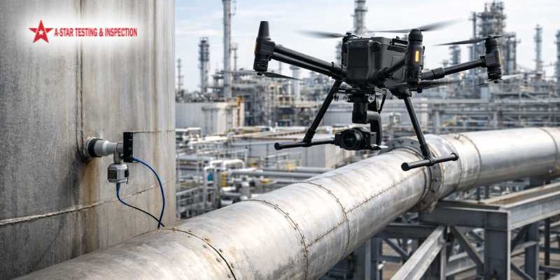Drone Inspection (UTM & Close Visual) for Industrial Asset Integrity