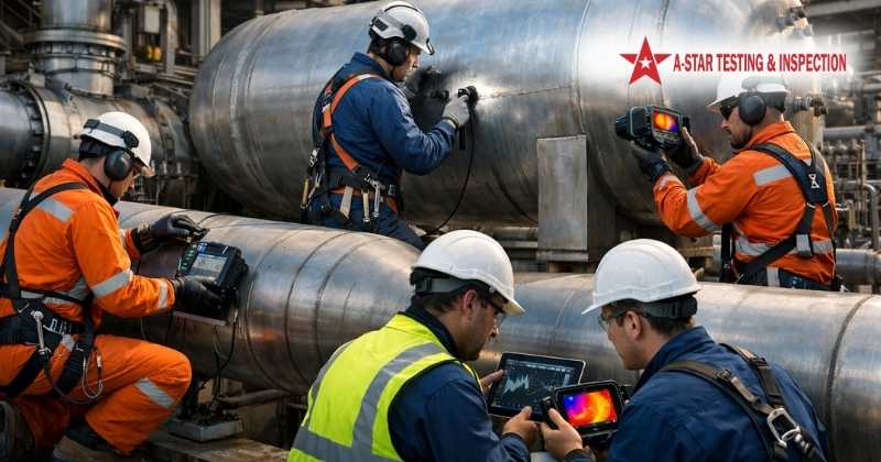 Non Destructive Testing Using ECT, VT & Thermography